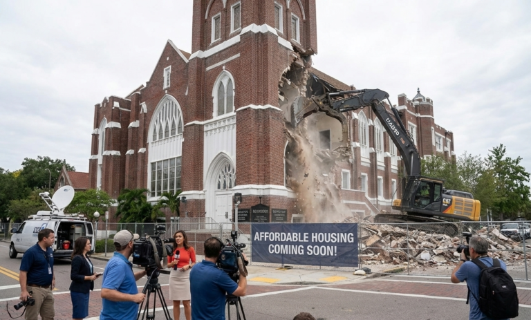St. Petersburg Preserves Historic Church by Photographing it During Demolition