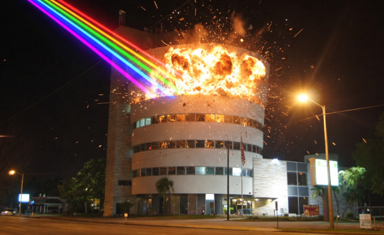 Winter Pride Laser Display Was “Proof of Concept” for Future Demolition Program