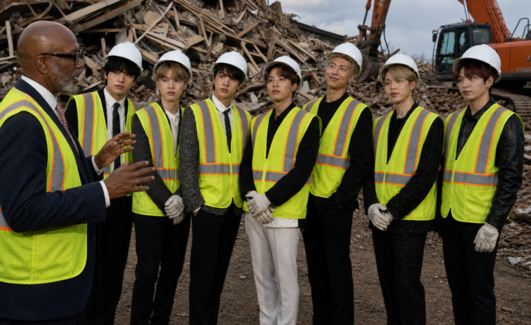 BTS Joins Mayor Ken Welch for “Activation” at Downtown Demolition Site