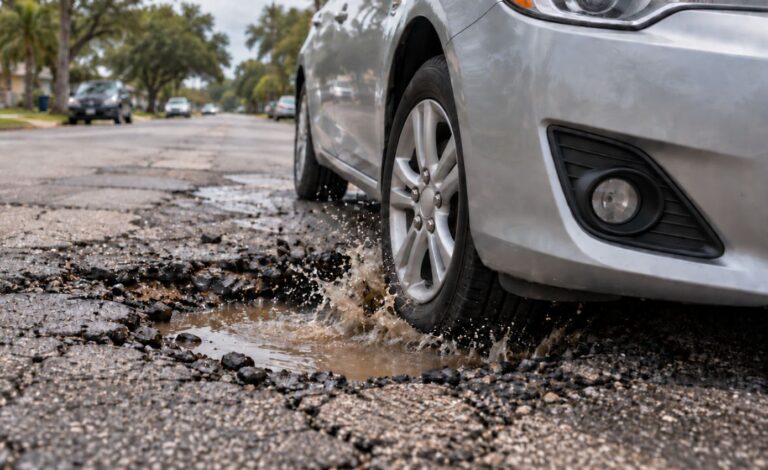 St. Pete Considers Fines for Drivers Who Damage Potholes