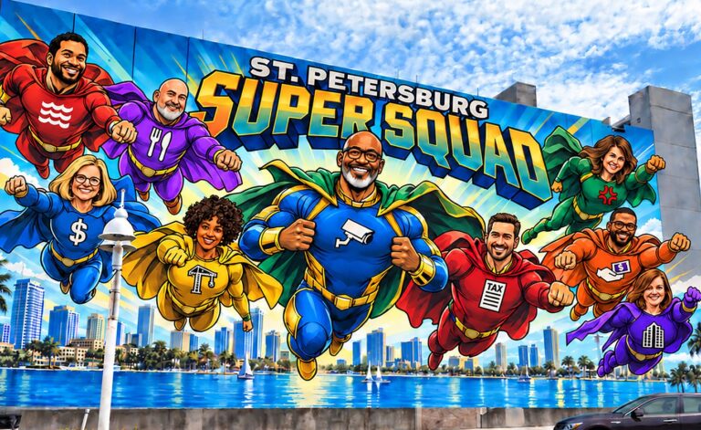 St. Pete to Celebrate Best of the Bay Award With Mural Honoring City Leaders